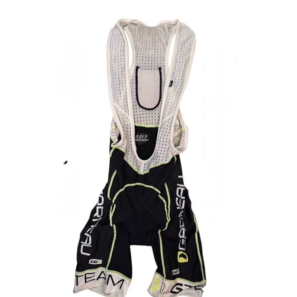 Louis Garneau Cycling Jersey Suit Mens med Bib Black White mb 3 - Picture 5 of 8